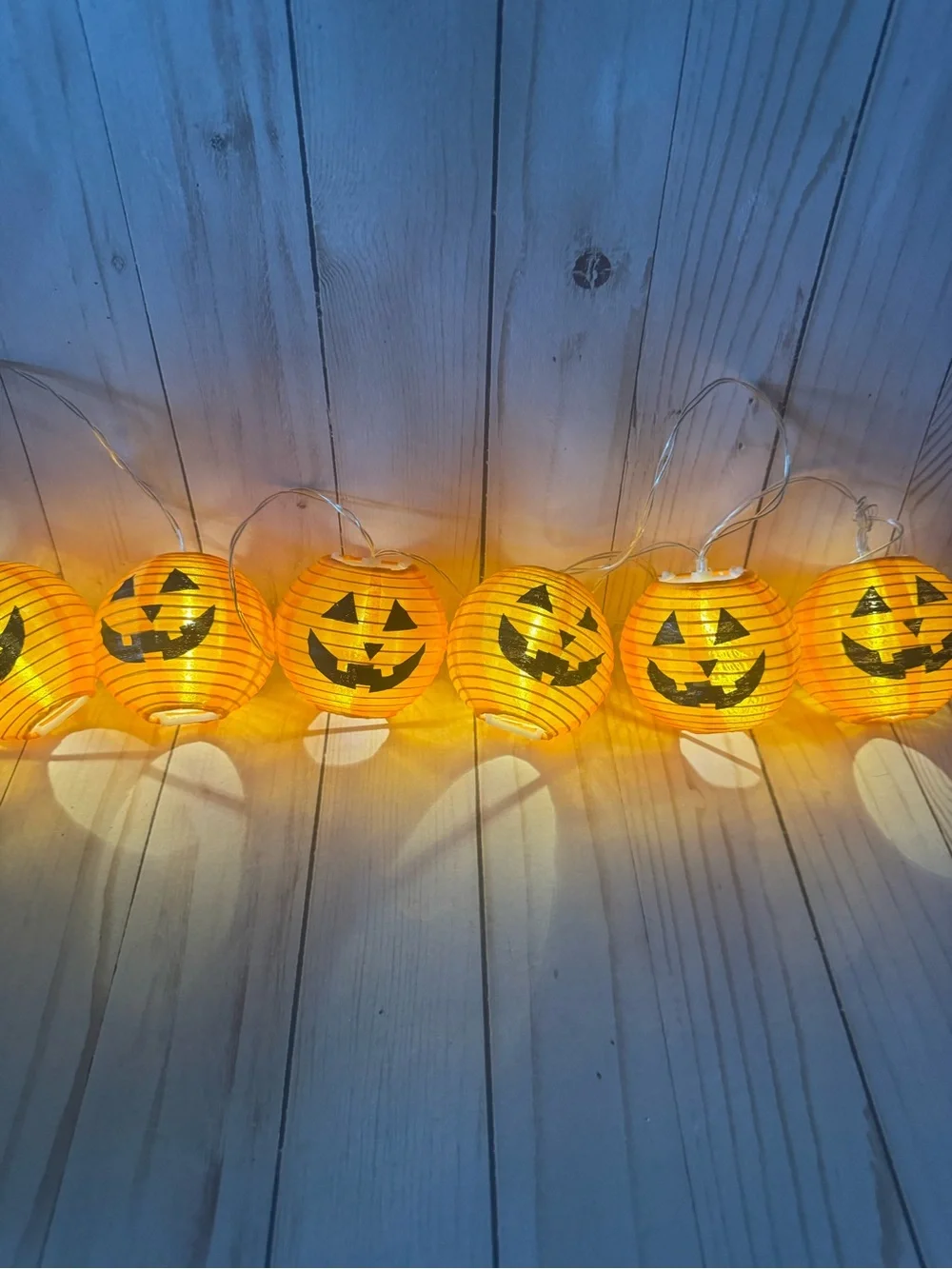 Jack-O-Lantern paper lantern party lights